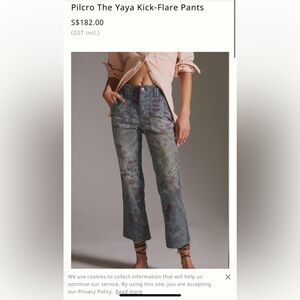 Pilcro by anthropogie. The Yaya Kick-Flare pants. Good condition. Size 32.